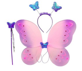 Набір метелика ФІОЛЕТОВО-БІЛИЙ 36*48 см