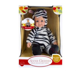 Пупс "Anne Geddes. Маленька Зебра" 31 см