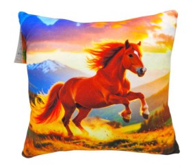 Подушка мʼяка "Кінь №2" (33х33х12 см)