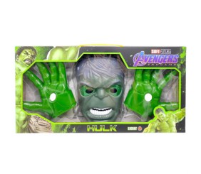 Набір героя "Марвел. Халк" маска, рукавички, в коробці