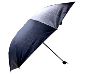 Парасолька механічна,, довжинаі: 25 см,(ТЕМНО-СИНІЙ)