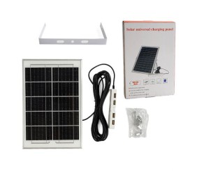 Зарядна станція (сонячна панель, 4 USB виходи, 600-800 mA/h)