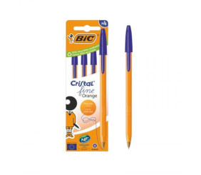 BIC Ручка Оrange Синя 4 бл.