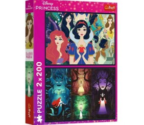 Пазли - (2х200 ел) - "Чарівні принцеси"