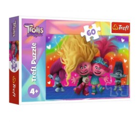 Пазли - (60 ел) - "Дружелюбні тролі"