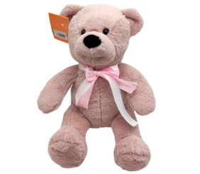 Мʼяка іграшка Ведмедик Тедді 35 см (ТЕМНО-РОЖЕВИЙ)