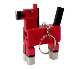 Брелок 3D друк "Minecraft: Кінь"