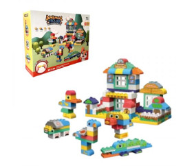 Конструктор мʼякий (гумовий) 151дет.кор.38*10,5*29