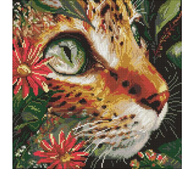 Алмазна мозаїка "Бездонні очі" 40х40 см