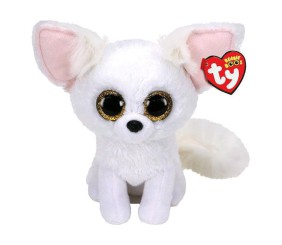 Дитяча іграшка м’яконабивна TY Beanie Boo's. Біла лисиця FENNEC 15см