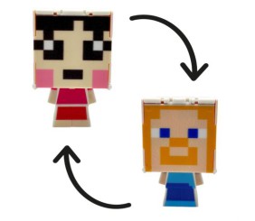 Герой-трансформер "Майнкрафт/MINECRAFT" (ПІК МІ) на планшеті