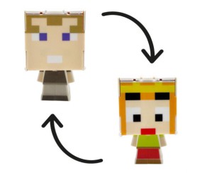 Герой-трансформер "Майнкрафт/MINECRAFT" (НУБ) на планшеті