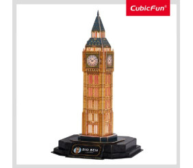 CubicFun Тривимірна головоломка-конструктор з LED підсвіткою  БІГ БЕН