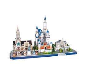 CubicFun ТРИВИМIРНА ГОЛОВОЛОМКА-КОНСТРУКТОР CITY LINE BAVARIA