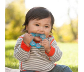 Прорізувач для зубів з водою, блакитний