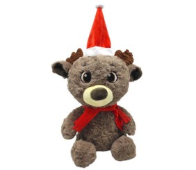 М'яка іграшка "Олень новорічний" 26 см