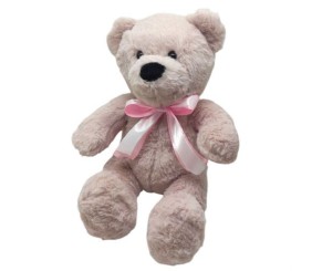 Мʼяка іграшка Ведмедик Тедді 35 см (СВІТЛО-СІРИЙ)