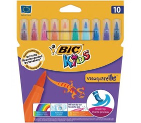Фломастери BIC Visaquarelle 10 кольорів 10 шт