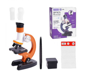 Мікроскоп з набором (ПОМАРАНЧЕВИЙ)