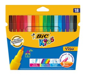 Олівці воскові BIC Plastidecor, 12 кольорів