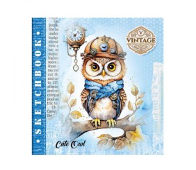 Скетчбук 36 аркушів, (CUTE OWL)