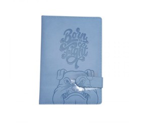 Блокнот Кожзам,А5, 64 аркуші, (НАРОДЖЕНИЙ БИТИСЯ)