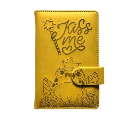 Блокнот,Кожзам,А6, 64аркуші (ЖАБКА)