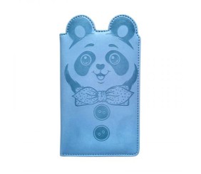 Блокнот,Кожзам,А6, 64аркуші (ПАНДА З БАНТОМ)