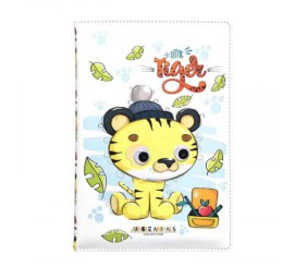 Блокнот Кожзам,А5, 64 аркуші, (ТИГРИК)