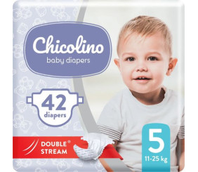 Дитячі підгузки "Chicolino Classico" розмір 5 (11-25 кг), 42 шт