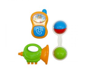 Набір брязкалець в кульку 3шт (р. упаковки 21*17см)