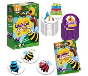 Гра настільна розважальна. Шалені бджоли