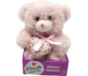 Мʼяка іграшка "Plush and Co. ВЕДМЕДИК" (РОЖЕВИЙ) 13 см