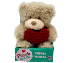 Мʼяка іграшка "Plush and Co. ВЕДМЕДИК" (БЕЖЕВИЙ) 12 см