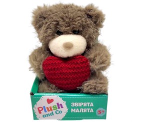Мʼяка іграшка "Plush and Co. ВЕДМЕДИК" (КОРИЧНЕВИЙ) 12 см