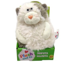 Мʼяка іграшка "Plush and Co. КОТИК" (БІЛИЙ) 12 см
