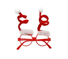 Новорічні окуляри Ковпак пружинка 12 см