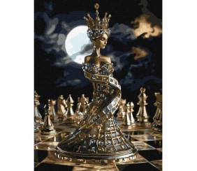 Картина за номерами "Хід королеви" 30х40 см
