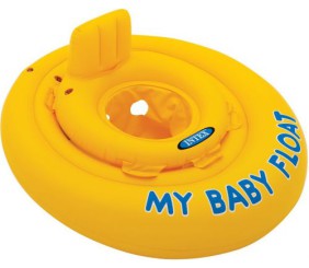 Надувний круг-плотик для плавання зі спинкою (70 см)