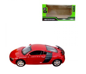 Машинка "Audi R8 GT" з серії "Автопром", бордовий