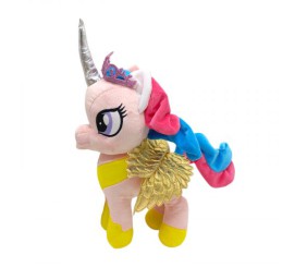 Мʼяка іграшка поні алікорн рожева 33 см