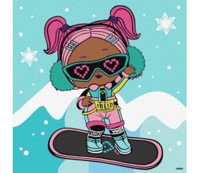 Картина за номерами "L.O.L. Surprise! Jolly Vibes. V.R.Q.T." 25х25 см