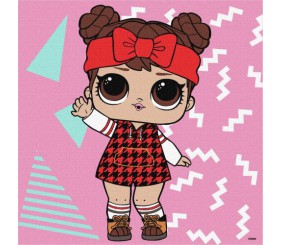 Картина за номерами "L.O.L. Surprise! Winter chill. 12" 25х25 см