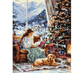 Картина по номерах "Мить спокою" 40x50 см