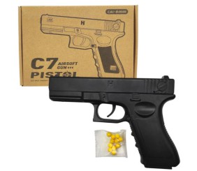 Пістолет з металевими деталями (коробка 8,7*13*4,2 см)