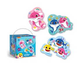 Пазл "Baby Shark" (2 пазли × 2 ел., 2 пазли × 3 ел., 2 пазли × 4 ел.)