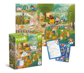 Віммельпазл "У селі", 60 ел