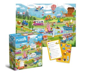 Віммельпазл "Диво-транспорт", 60 ел