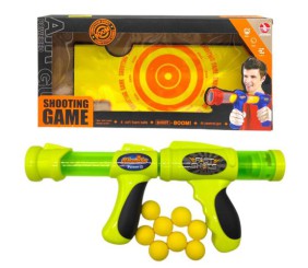 Помпова зброя  з кульками (ЖОВТА)