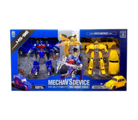 Набір трансформерів (2 роботи, зброя)